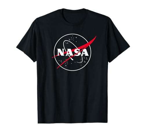 Logotipo vintage de la NASA Meatball (minimalista) - Camisa espacial de la NASA Camiseta