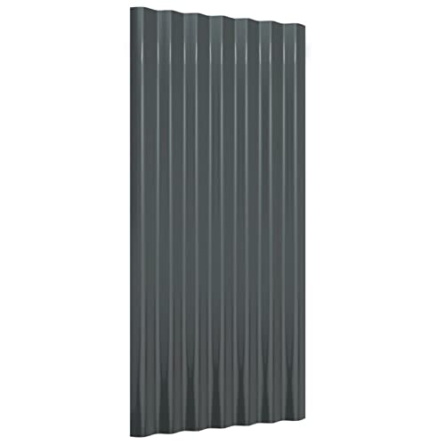 Panel para tejado gris antracita de 80 x 36 cm para chapas de tejados 4