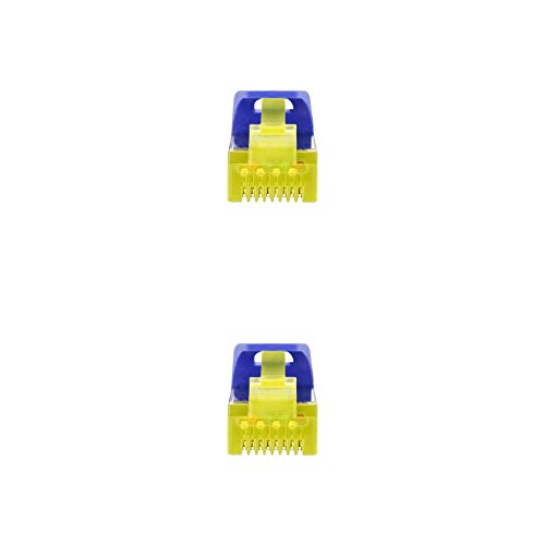 NANOCABLE 10.20.1900-L25-BL Network Cable RJ45 LSZH CAT.6A SFTP AWG26, Blue, 25 cm - Image 3