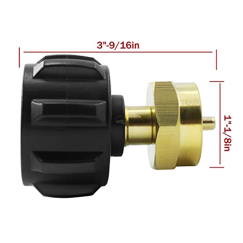 Mensi Qcc Type 1 Outddoor Camping Grill Propane Refill Adapter Refill Propane From 20-50Lbs Cylinder Tank To Small 1Lb Bottle #TOP6