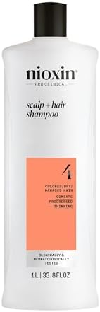 NIOXIN System 4 | Scalp Care | Thickening Shampoo | Colored Damaged Hair