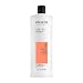 Nioxin Cleanser Shampoo, Hair Care System 4 for Color Treated Hair with Progressed Thinning, 33.8 oz