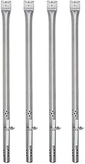 Backyard Grill Burner Replacement: 4-Pack Stainless Steel BBQ Burner Tube for Backyard Grill GBC1748WRSE-C, Backyard Grill GBC1848WBSE-C, and Backyard Grill GBC1848W-C