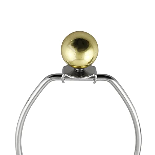 Bairong 2Pcs Metal Ball 3/4'' Diameter Brass Ball Finial Convertible Lamp Decoration Cap Topper For Lamp Shade, Antique Brass, Bbfcldct-34-2 #TOP4