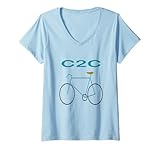 Mujer C2C Costa a Costa Camiseta Cuello V
