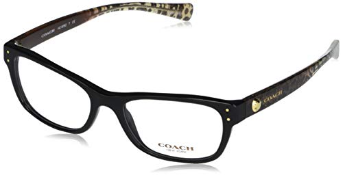 Coach Women's HC6082 Eyeglasses Black/Wild Beast 53mm