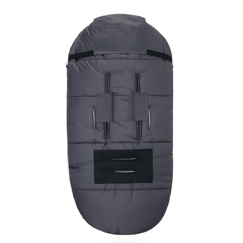 Fußsack für Kinderwagen Buggy, Fußsack für Kinderwagen Buggy mit verstellbaren seitlichen Reißverschlüssen und Einstellbarer Zugkordel, Waschbar und Rutschfest Fußsäcke für alle Kinderwagen geeignet