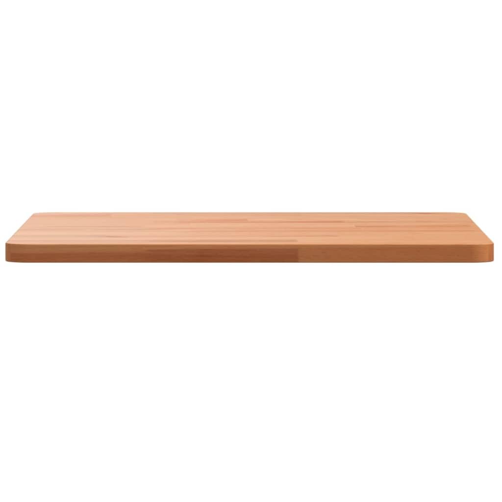 Tablero de mesa de 40 x 40 x 1,5 cm, cuadrado, madera maciza de haya lacada, robusta placa de repuesto de madera de haya para mesa de centro, mesa auxiliar y proyectos de mobiliario DIY