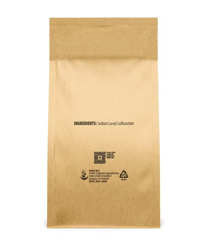 Image of Pure Original Ingredients, SLSA, Sodium Lauryl Sulfoacetate, 2 Lb | For bath use, skin care routines, and personal care applications