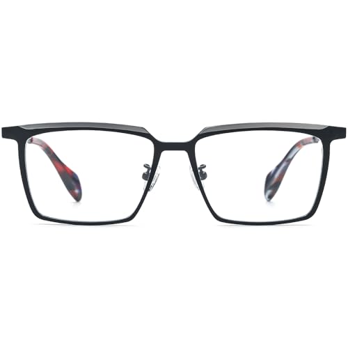 Image of FONEX Colorful Pure Titanium Glasses Frame Women Retro Round Eyeglasses