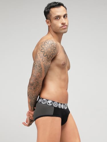 Image of Zoiro Men's Brief | Soft Band | Soft No-Marks Elastic | Breathable Innerwear | Pack of 1 | Color May Vary