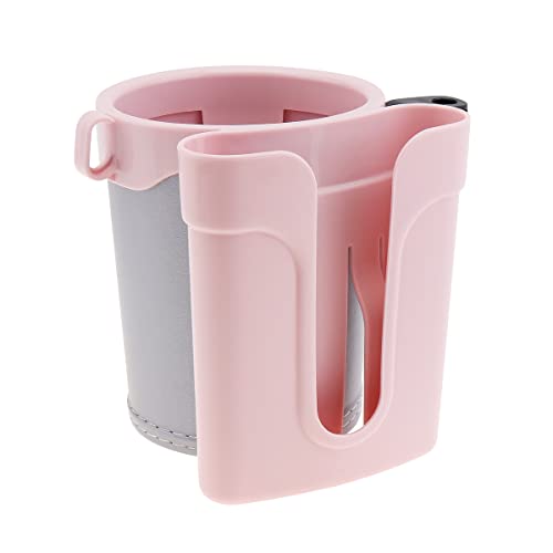 Tobefore Bike Cup Holder Bike Water Bottle Holder Handlebar With Cell Phone Keys Bike Cup Holder Leather Bicycle Drink Beer Holder For Beach Cruiser Commuter Bike #TOP7