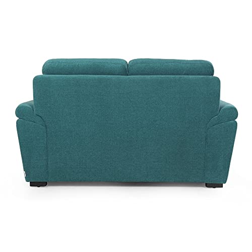 Image of Wakefit Sofa Set | 3 Year Warranty | Sofa 2 Seater, 2 Seater Sofa for Living Room, Wooden Sofa Set, Couch Sofa for Living Room, Sofa for Living Room - Lounger(Malphino : Malibu Green)