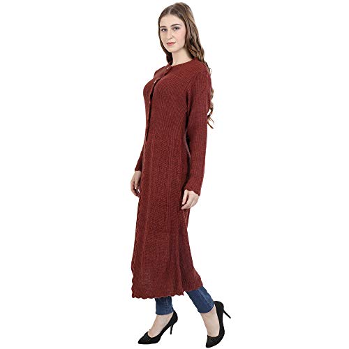 Image of Matelco Women's Wool Round Neck Cardigan