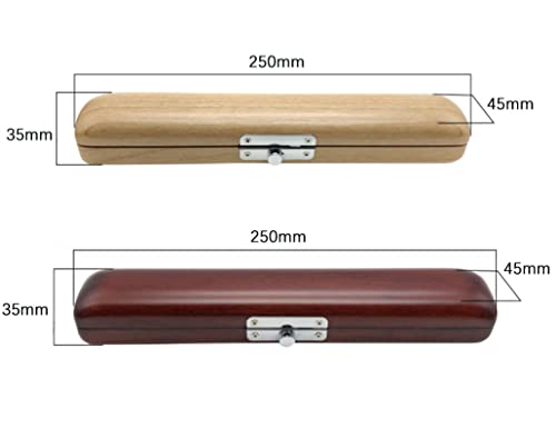 Jiayouy Flute Head Joint Case Mouthpiece Headjoint Storage Box Flute Instrument Accessories (Mahogony) #TOP3