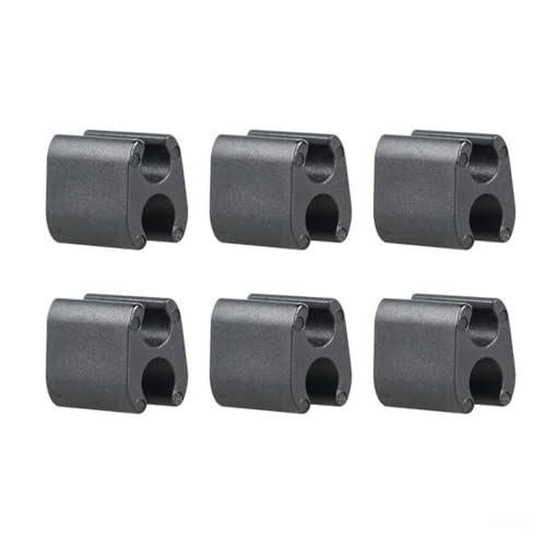 6-Pack Bicycle Cable Guides Nylon Wire Harness Clips for Bra