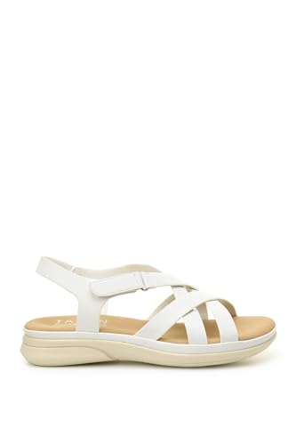 TARYN ROSE Women's comfort sandals, extra cushioned footbed with soft insole and adjustable strap, perfect for indoors and outdoors sandals BOSSI2