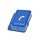 6pcs Lenkradsteuersteuerknopf Sporty Decorative Innenlenkscheibe -Tasten Einstellen von 1 3 Serie E90 E92 E93 M3 E81 E82 E87 E88 (BLUE)