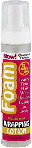 Bronner Brothers Foam Moisturizing Wrapping Lotion, 8.5 oz (Pack of 6)