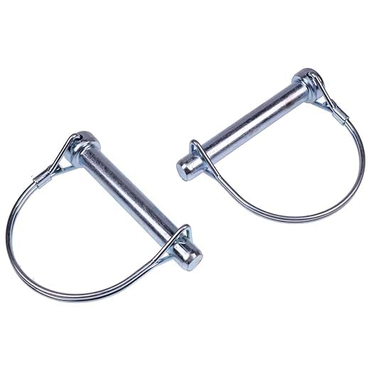 2pcs 105188 Plow Push Tube Pin Kit 3/8" Quick Pins for ATV Pro-Series Plow and Moose ATV Push Tubes