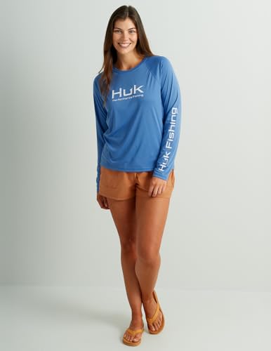 HUK Women's Pursuit Long Sleeve Performance Shirt + Sun Protection3