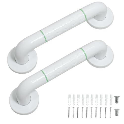 ZephyrCraft 2 Pezzi 30cm Maniglioni e Barre per Bagno - Maniglia Doccia Anziani, Barre di Sicurezza Antiscivolo per Disabili, Ausili Ideali per Sicurezza e Comfort nel Bagno