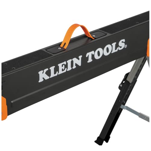 Klein Tools 66188 Folding Saw Horse, 2x4 Support Arms, 26-Inch to 32-Inch Adjustable Height, Heavy Duty Jobsite Table, 1-Pack - Image 13