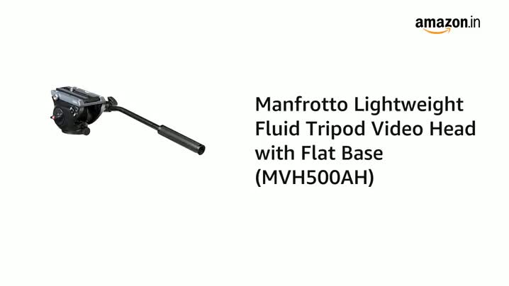 Buy Manfrotto Lightweight Fluid Tripod Video Head with Flat Base