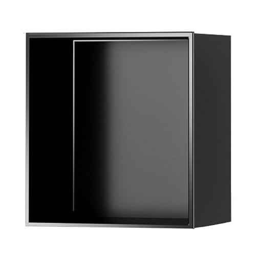 Niche de douche en acier inoxydable 304 noir brossé haut de gamme