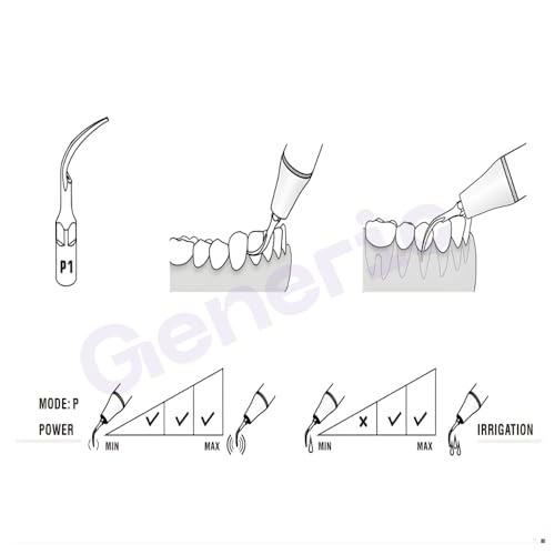 Image of Dental Orignal woodpacker Ultrasonic Scaler scaling tips,handpiece Fit EMS & WOODPECKER (5 pcs set = G1-02 pcs / G2 / G4 /P1-01 Pcs)