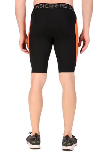 Image of ReDesign Apparels Nylon Compression Shorts Tights for Multi Sports (Color Options)