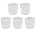 Aexit 20mL PP gauge Laboratory Experiment Container Measuring Cup Beaker Clear 5pcs