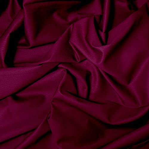 Organic Cotton Twill Fabric - Plum - 10 Yards