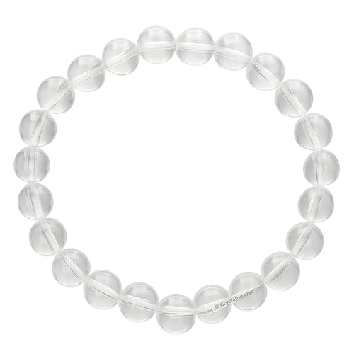 Image of Certified Clear Quartz Bracelet for Women Men with Healing Crystal