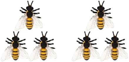 LOGOFUN 6PCS Realistic Honeybee Figurines Teaching Toys Science P...