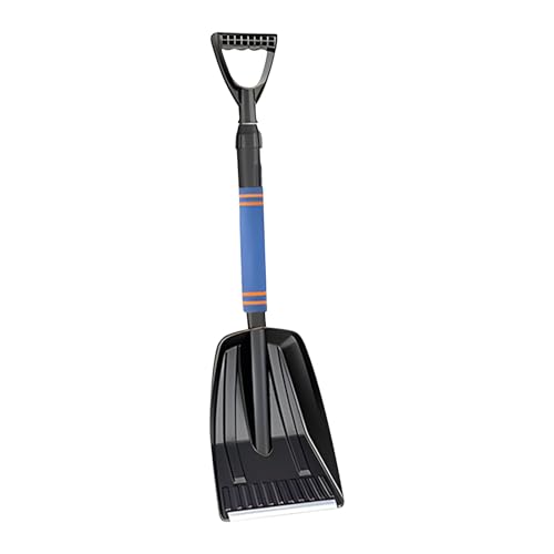 Generico Rasqueta de hielo para automóviles | 70,9 cm Pala para nieve extensible ergonómica – Rasqueta parabrisas desmontable | Apto para vehículo camión SUV ventana limpieza exterior hombres mujeres