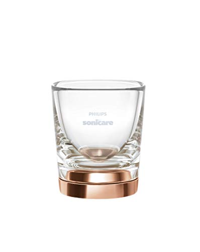 Philips Sonicare DiamondClean 9000 elektrische Zahnbürste, Schallzahnbürste mit App, Andruckkontrolle, 4 Putzmodi, 3 Intensitätsstufen, Ladeglas, Schwarz und Roségold, Zweierpack, Modell HX9914/57 – Bild 8