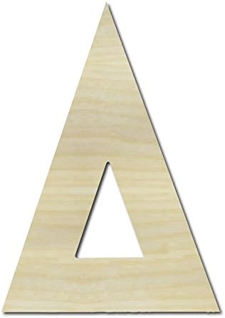 24" Tall X 1/2" Thick, Wood Letter Gamma - Large Wall Wood Letters - English or Greek - for Home Bedroom Office Wedding Party Décor - Ready to Paint Or Stain