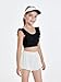 Girls Training Bra Cute Ruffle Sports Bra for Kids Comfort Dance Yoga Crop Top Black