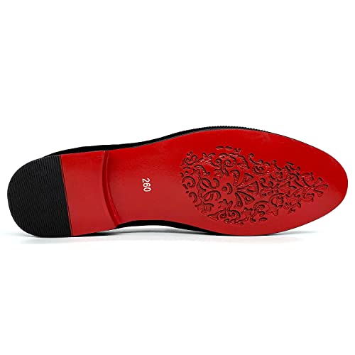 CMM Men's Loafers Velvet Slip on Smoking Slipper Fashion Wedding Shoes4