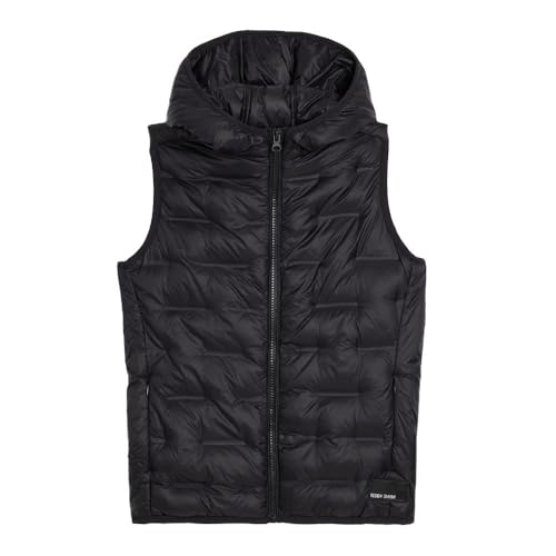 Teddy Smith - Chaqueta de plumón para niño, color negro, Negro , 16 años