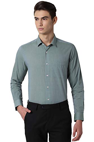 Image of Peter England Men's Printed Slim Fit Formal Shirt