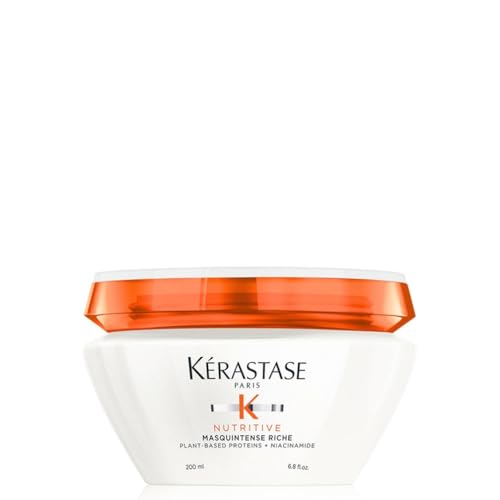 KÉRASTASE Nutritive - Masquintense Riche - Masque Capillaire Haute Nutrition - Niacinamide & Protéines Végétales - +89% de Nutrition Immédiate Jusqu'à...