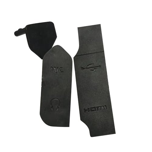 NATEFEMIN Replacement USB MIC HDMI Interface Cover Rubbber Cap USB for Canon EOS R EOSR Camera, Pack of 3