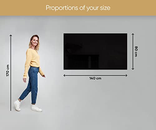 Artforma Bathroom Illuminated Smart Mirror 1400x800 mm with Cover and Additional Features (Customizable) | Premium Line | Wall Mounted Mirror with LED Light | L01