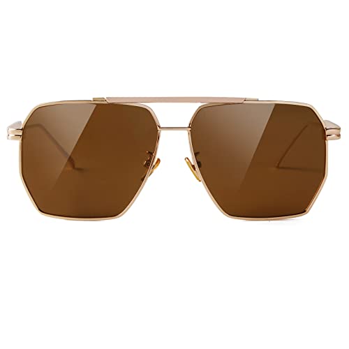 Image of Classic Aviator Sunglasses Retro Aviator Sunglasses for Women Men UV Blocking