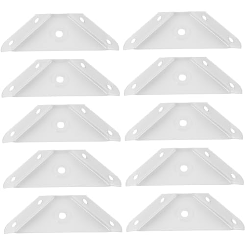 BELLIFFY 20pcs Corner Brackets Support for Cabinet Thickened Design Right Angle for Secure Installation for Kitchen and Bathroom Cabinets