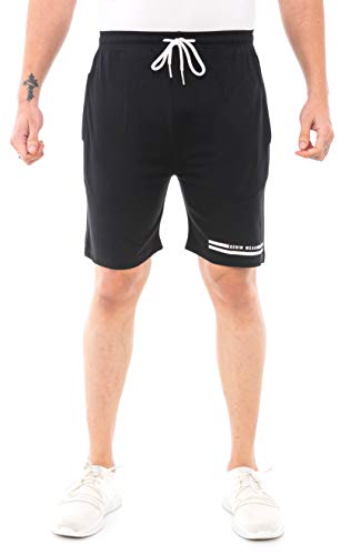 Image of Epoxy Men's Combo Shorts Pack - Sports, Gym, and Bermuda Shorts for Men - Pack of 2 - Cotton Fabric, Zipper Pocket, and Stylish Design - Summer Wear and Fitness Essentials