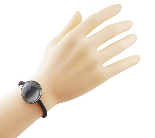 Allinone Hair Bands Hair Ties Cabochon Setting Frame Tray 25Mm Round Bezel With Glass Domes For Diy Craft 20 Sets (Silver & Bronze) #TOP6