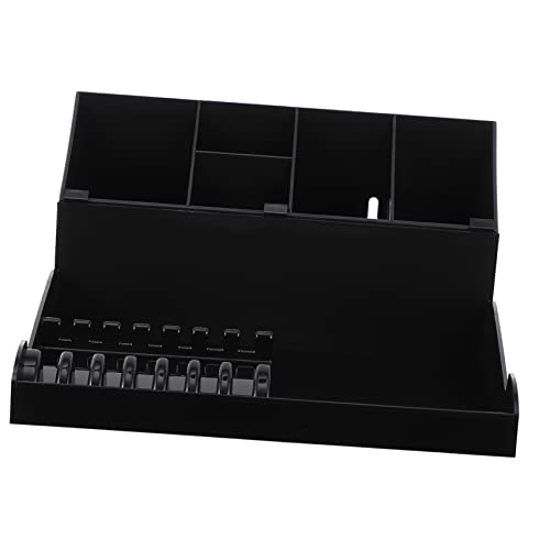 minkissy Hairdressing Scissors Organizer Salon Tray Hair Shears Storage Box Clip Case Barber Accessory Holder